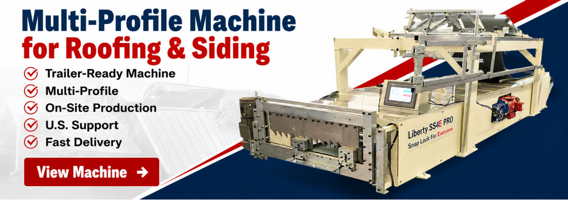 Multi-Profile Roof & Siding Panel Machine 