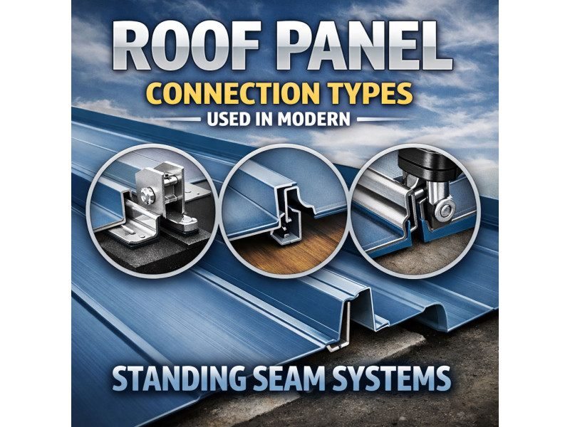 Roof Panel Connection Types Used in Modern Standing Seam Systems
