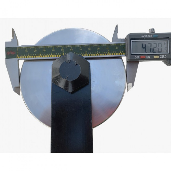 Manual metal spinning lathe for 800mm / 31" blank diameter