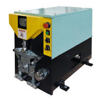 Electrical round and square downspout elbow machine