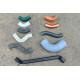 Electrical round and square downspout elbow machine