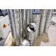Industrial HVAC Spiral Tube Duct Forming Machine 