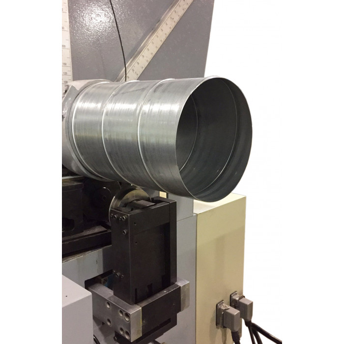 Spiral duct machine. Industrial advance spiral tube-forming machine